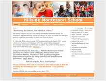 Tablet Screenshot of hillsidemontessorischoolinc.com